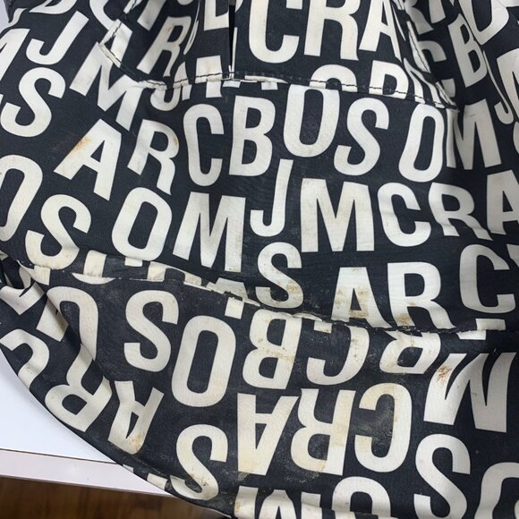 Bolsa Marc By Marc Jacobs Navy Leather Hobo Bag Front Pocket Silver Hardware - Picture 14 of 14